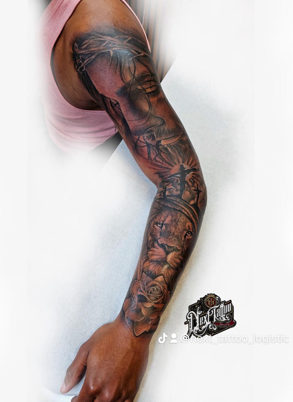 Cover-up tatouage réalisé par Next Tattoo Logistic Paris